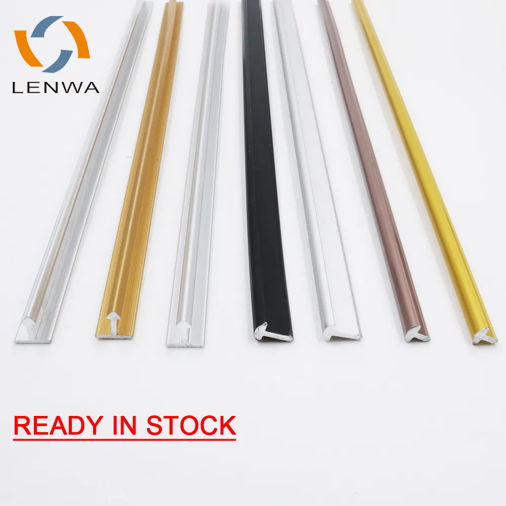 LENWA Ready in Stock Aluminum T Profile for Home Decoration Accept Small Order Quantity