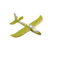 Avión planeador de espuma LED para niños, lanzamiento manual, epp