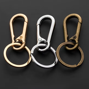 Bulk Outdoor Metal Carabiner Keychain <strong>Safety</strong> Snap Hook Organizer Key Rings <strong>Chains</strong> Diy Crafts Accessories Clip Keychains - Product Image 5
