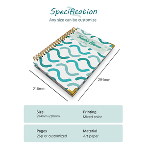 2025 Registro de aula escolar personalizado y lección diario semanal <span class=keywords><strong>mensual</strong></span> <span class=keywords><strong>planificador</strong></span> de cuaderno espiral para maestro - Product Image 3