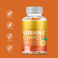 Menergy 60 stuks Dagelijkse VC Gummies Vitamine C Supplement met Biologische Superfood voor Volwassenen & Tieners Voedingsmiddelenklasse Gummy Candy