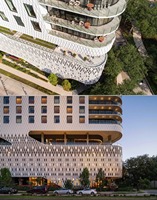 Paneles de Revestimiento Metálico para Exteriores de Edificios, con Diferentes Patrones, de Aluminio Anodizado Anticorrosión, Diseño Geométrico