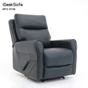 Geekfactory fabrika toptan tembel çocuk Modern mikrofiber kumaş manuel Recliner sandalye oturma odası mobilya için