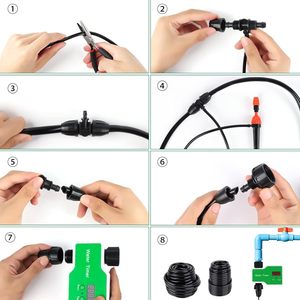 D52 Manguera de jardín al por mayor de nuevos productos Sistema de riego para plantas al aire libre Kit de sistema de riego por goteo automático inteligente - Product Image 5