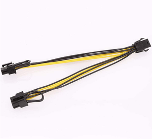 6 broches à double 8 broches 6 + 2 broches câble d'alimentation GPU Machine minière PCI Express <span class=keywords><strong>graphique</strong></span> PCIE <span class=keywords><strong>Riser</strong></span> pour <span class=keywords><strong>carte</strong></span> vidéo - Product Image 2