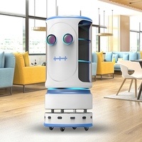 Robot de livraison IA programmable, robot serveur pour restaurant, robots de livraison commerciaux à vendre