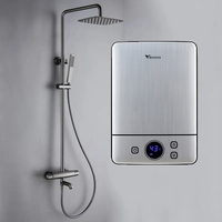 Chauffe-eau électrique instantané Hannover OEM pour douche, 4500W, 220V/240V, domestique, économe en énergie, commande tactile numérique