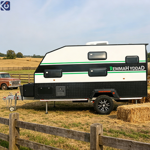 CAMPTRL Caravane mobile tout-<span class=keywords><strong>terrain</strong></span> avec une chambre, capacité <span class=keywords><strong>de</strong></span> charge <span class=keywords><strong>de</strong></span> 3000 kg, pour utilisation avec camion, <span class=keywords><strong>camping</strong></span> en plein air, en promotion - Product Image 1