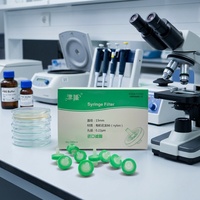 Filtre à seringue stérile pour laboratoire, irradié par rayons gamma, emballage individuel, consommable biopharmaceutique, taille des pores 0,1~10μm