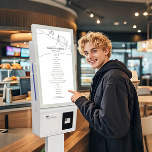 Kiosco de Impresión Autoservicio con Pantalla Táctil de 27 Pulgadas, Pago por Código QR, Cámara de 48MP, Independiente/Montaje en Pared, Kiosco de Pago en Línea - Product Image 2