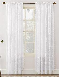 Petit rideau <span class=keywords><strong>court</strong></span> transparent de fenêtre, rideau de salon de café, rideaux bon marché de cuisine en dentelle - Product Image 5