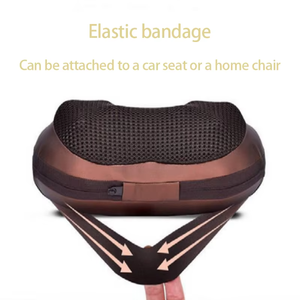 Almohada de Masaje <span class=keywords><strong>Shiatsu</strong></span> 3D con Calor para Aliviar el Dolor Muscular, Recargable para el Hogar y el Automóvil, para Masaje de Cuello y Cintura - Product Image 3