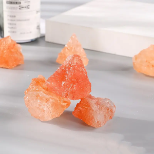 Cristallo Grezzo <span class=keywords><strong>di</strong></span> <span class=keywords><strong>Sale</strong></span> Arancione dell'Himalaya, Pietra Naturale per Divinazione, Guarigione e Decorazione, Artigianato in Quarzo e Minerali - Product Image 5