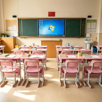 Chaise de bureau ergonomique populaire pour étudiant, réglable en hauteur, avec structure en acier personnalisable, pour l'éducation primaire et secondaire