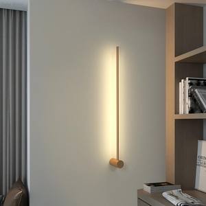 <b>Indoor</b> Iron LED Bedroom Long Strip Wall Lamp <b>Sensor</b> Control Modern Design Reading Bracket for Hotel Home Bedside <b>Lighting</b> - Product Image 5