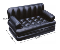 Offre Spéciale Canapé Gonflable Double, Fauteuil Relax Gonflable pour Deux Personnes