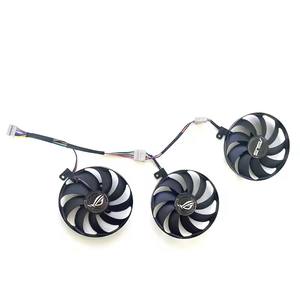 T129215SU 87มม. ใหม่สำหรับ <span class=keywords><strong>Asus</strong></span> RTX2070 ROG Strix-GeForce RTX 2060 Super 2080 Ti หรือ RX <span class=keywords><strong>5600</strong></span> XT พัดลม5700XT 7PIN GPU RTX2060 - Product Image 2