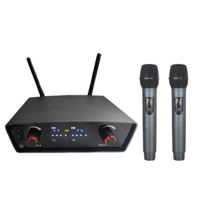 ไมโครโฟนไร้สาย UHF รุ่น TS-300 พร้อมไฟ LED ตัดเสียงรบกวน สำหรับร้องคาราโอเกะที่บ้าน การแสดงกลางแจ้ง การถ่ายทอดสดผ่านคอมพิวเตอร์ - Product Image 2
