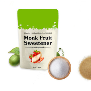 Vendite calde sostituto dello zucchero vegano 100% frutto del monaco biologico dolcificante eritritolo dolcificante naturale alla frutta del monaco - Product Image 1