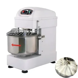 Batidora de masa espiral de acero inoxidable para pizza, 7l, 10l, 20l a 130l, 3kg, 5kg, 8kg, 12kg, 16kg, 20kg, 25kg, batidora de harina de dos velocidades