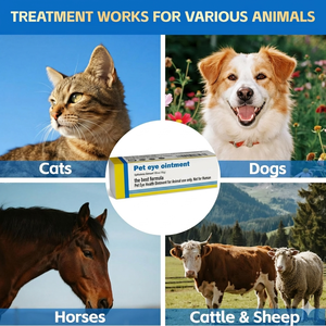 Crema y Ungüento para el Cuidado <span class=keywords><strong>de</strong></span> los Ojos <span class=keywords><strong>de</strong></span> Mascotas para Perros, Gatos, Ganado, Ovejas, Caballos, Aves, Cachorros y Gatitos - Aplicación Tópica Suave <span class=keywords><strong>de</strong></span> Uso Diario en Tubo - Product Image 3