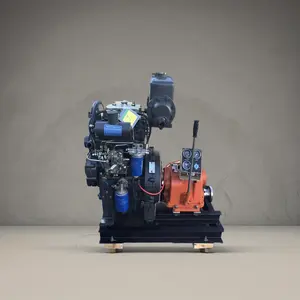 Marine 4-Takt-Dieselmotor 27 PS Leistung 3 Zylinder mit wassergekühlter 3000 Rpm Schnellboot-Getriebe für industriellen Gebrauch