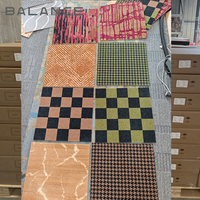 Dalles de moquette carrées personnalisées en nylon imprimé, qualité commerciale, vente en gros d'usine, pour bureaux