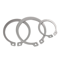 OEM Choice 3-200mm DIN 471 SS304 SS316 Shaft Restraint Motor Hardware Spring Tension External Retaining Ring Washer