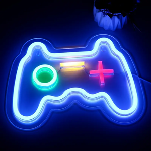 Letrero Luminoso LED de Neón con Diseño de Mando de Videojuegos Weicao, Letreros de Neón para Sala de Juegos, Dormitorio de Niños y Adolescentes, Regalo de Cumpleaños, Decoración de Sala de Estar - Product Image 3