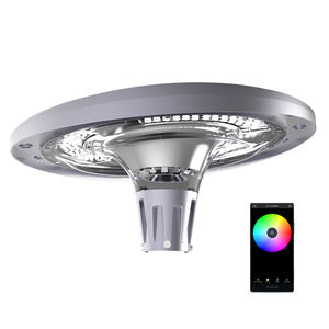 ไฟเสาไฟ LED ในสวน RGB กลางแจ้งแผงโซลาร์เซลล์ขับเคลื่อนสไตล์ยูเอฟโอ800W 1200W SJ อลูมิเนียมอัลลอยด์80 IP65นำ Jardin 360 - Product Image 3
