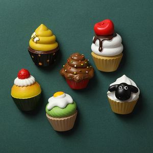 <b>Cake</b> Refrigerator Magnets Simulate Food Refrigerator Decoration Cartoon Hole <b>Board</b> Decorations Magnetic Magnet - Product Image 3