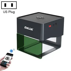 DAJA DJ6 mesin laser mini DIY, pengukir non-logam kontrol 3W aplikasi portabel menandai mesin laser