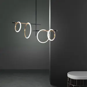 New design modern lighting led magnetic lamp for dimmable living room dining room chandelier