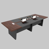 Bureau de personnel bureau d'ordinateur simple et moderne pour 2/4 personnes