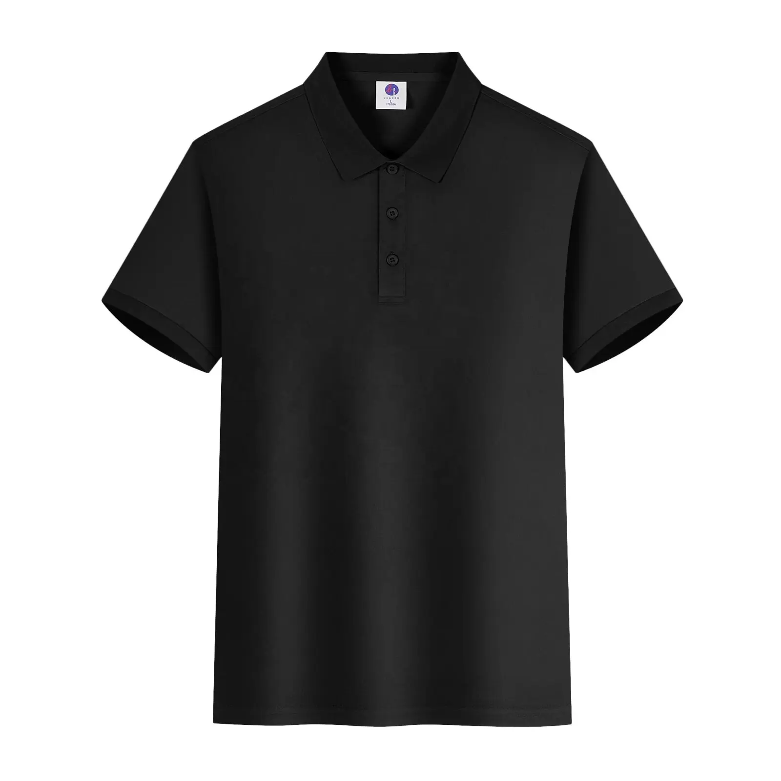 Yüksekliği kaliteli Polyester Golf T shirt düz renk özel Logo baskı erkek Polo gömlekler erkekler için