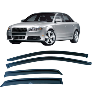 Pour <span class=keywords><strong>AUDI</strong></span> A4 B6 B7 2002-2009 berline voiture fenêtre latérale visière pluie garde ombre bouclier abri protecteur couverture cadre accessoires - Product Image 1