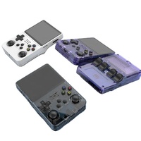Console de jeux vidéo portable R36S 128 Go avec mémoire 64 Go, système Linux, joystick 3D, lecteur de jeux vidéo de poche