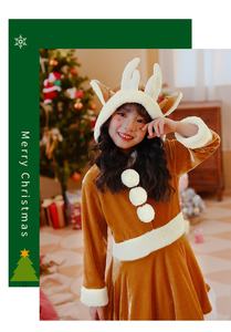 Jupe <span class=keywords><strong>de</strong></span> robe <span class=keywords><strong>de</strong></span> <span class=keywords><strong>renne</strong></span> <span class=keywords><strong>de</strong></span> Noël à manches longues pour fille et bébé Père Noël Costumes <span class=keywords><strong>de</strong></span> maternelle - Product Image 3