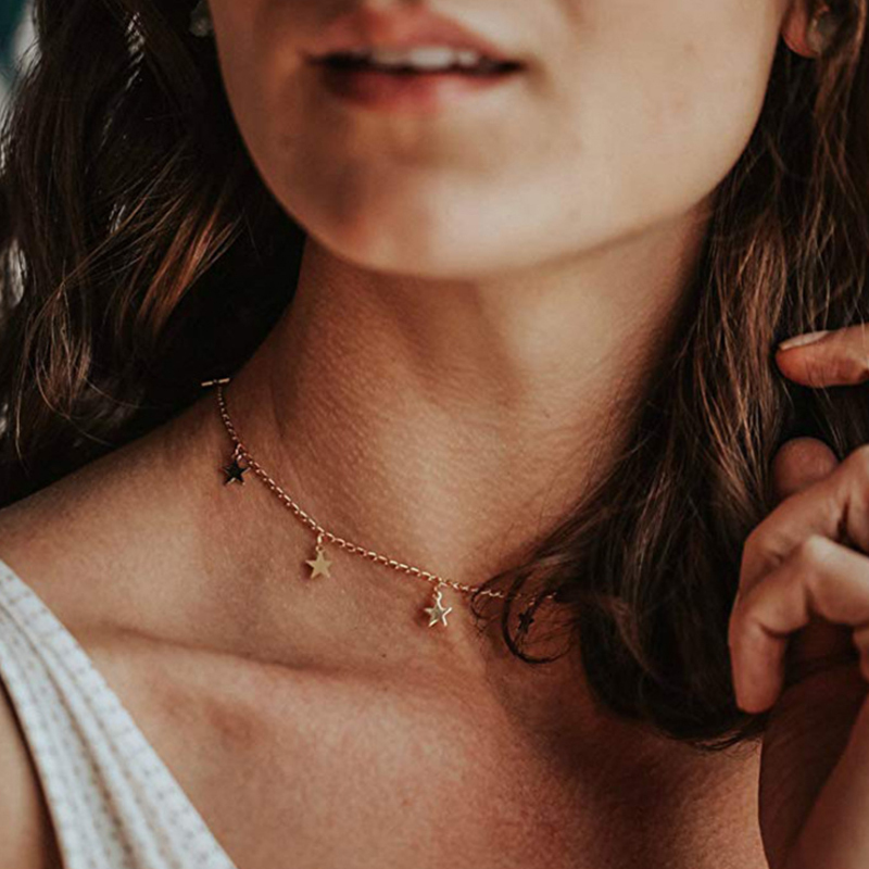 Happiness Boutique Collier Ras Du Cou Délicat Or Rose - Chaîne Fine Acier Inoxydable