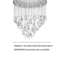 Luminaire suspendu moderne en verre nordique à hauteur réglable pour salle à manger, restaurant, avec télécommande pour plafond