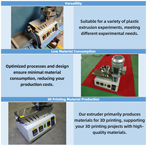 bibo Versatile Material ASB-EM-20B Processing Small <b>Plastic</b> <b>Extruder</b> Machine <b>Plastic</b> for Profile Extrusion - Product Image 5