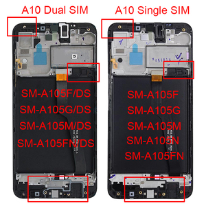 อะไหล่หน้าจอ LCD ดิจิไทเซอร์สำหรับ <span class=keywords><strong>Samsung</strong></span> Galaxy,จออะไหล่ LCD A10 A10 2019 SM-A105F <span class=keywords><strong>A105G</strong></span> A105M นิ้ว6.2 - Product Image 3