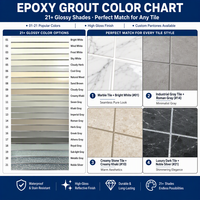 Polyurea Tile Grout Colored Tile Grout Tile Joint Filler OEM ODM Custom Color Grout Flexible Non Yellowing Premium Interiors