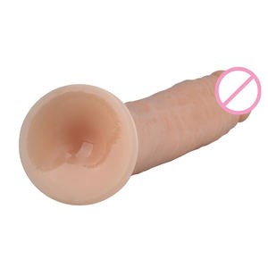 Vrouwen Zachte Siliconen Kunstmatige <span class=keywords><strong>Penis</strong></span> Met Zuignap Seksspeeltjes - Product Image 3