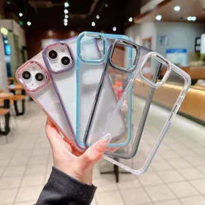 Wholesale Clear Phone Case For IPhone 11 12 13 14 15 Pro Max X XR XS Max 7 8 14 15 Plus Case Bumper Protector Cover