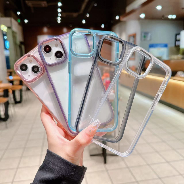 Wholesale Clear Phone Case for iPhone 11 12 13 14 15 Pro Max X XR XS Max 7 8 14 15 Plus Case Bumper Protector Cover