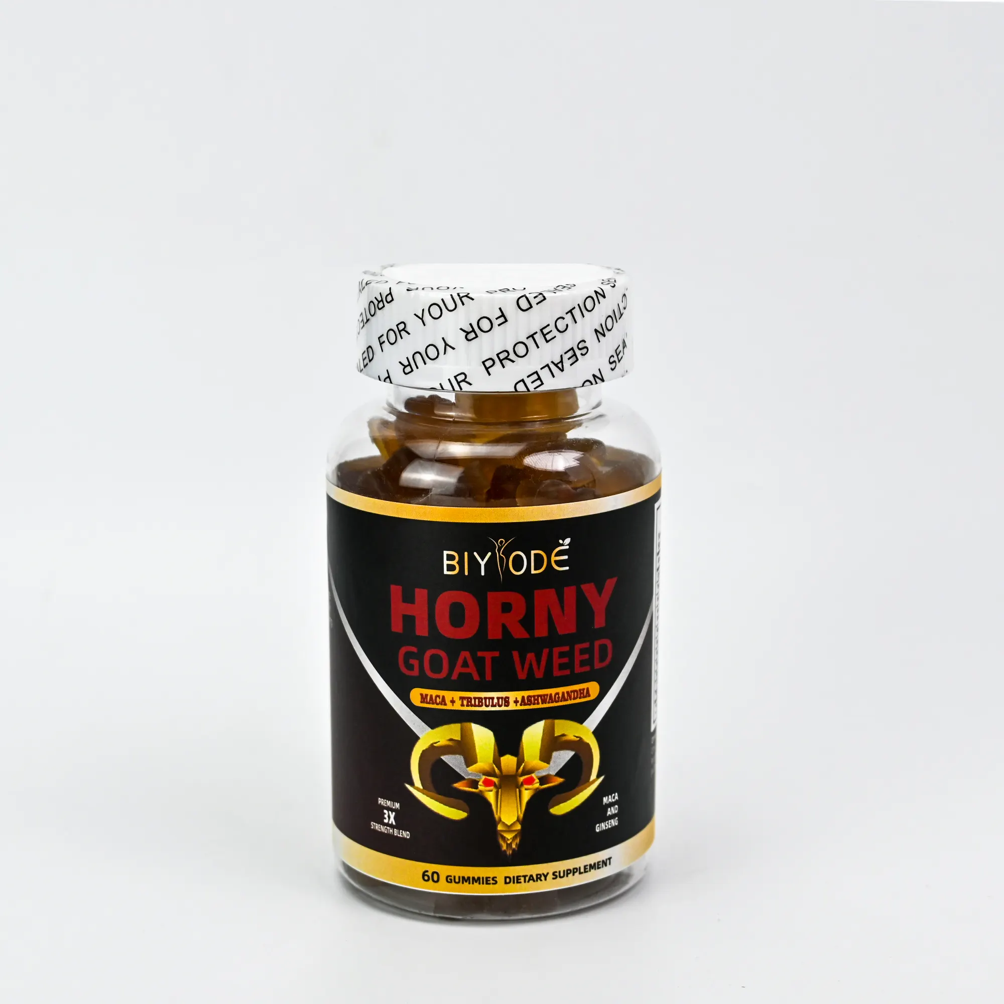 Handelsmarke großhandel OEM Muscle Energy Immun Support Male Enhancement Horny Goat Weed Gummies