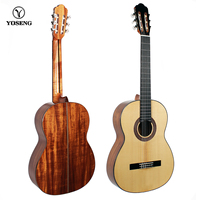 Chinese Factory Hot Sale High Grade Nice Solid Wood Classical Guitar