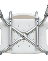 Chaise de douche pour personnes âgées confortable et durable pour salle de bain Aide au bain pour personnes âgées avec trous de sécurité Fournitures de thérapie de rééducation