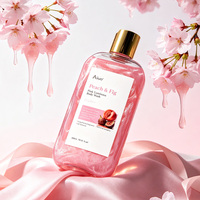 Gel Douche Hydratant et Nourrissant Quotidien à l'Eau de Rose et aux Fleurs Scintillantes Marque Blanche